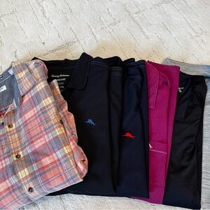 Tommy Bahama Multicolor and Black Polo Shirts